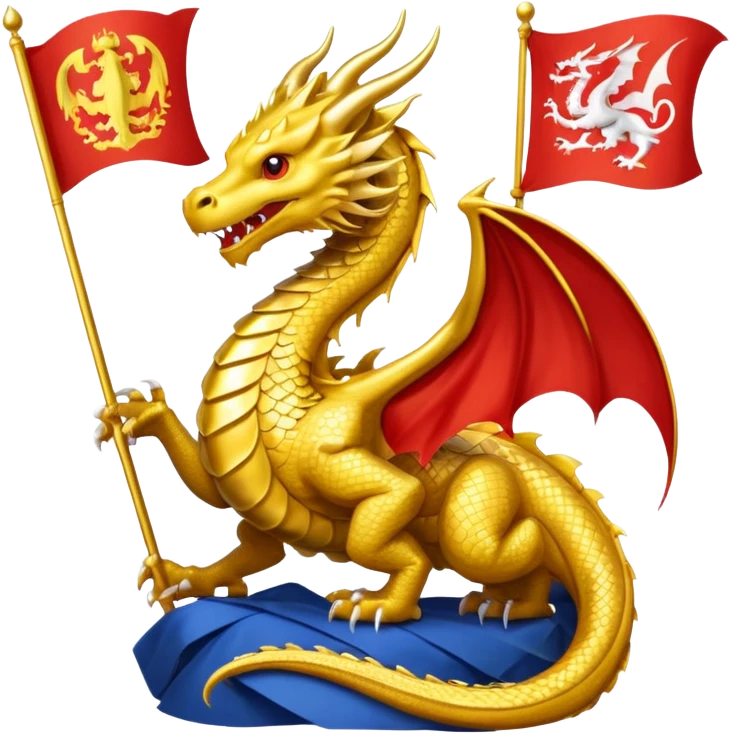 A draconic nation represent emoji emoji