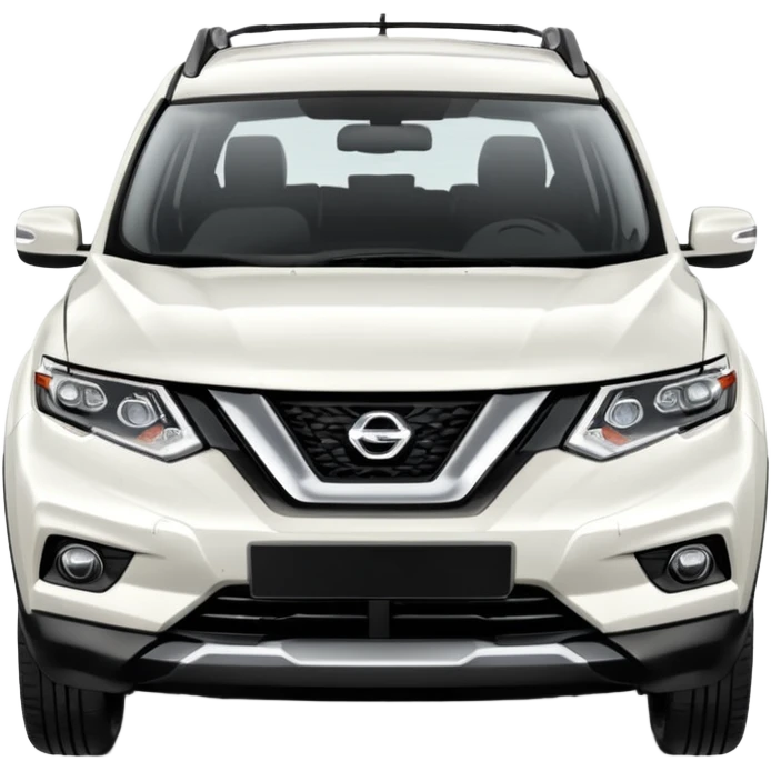 White Nissan Xtrail 2019 emoji