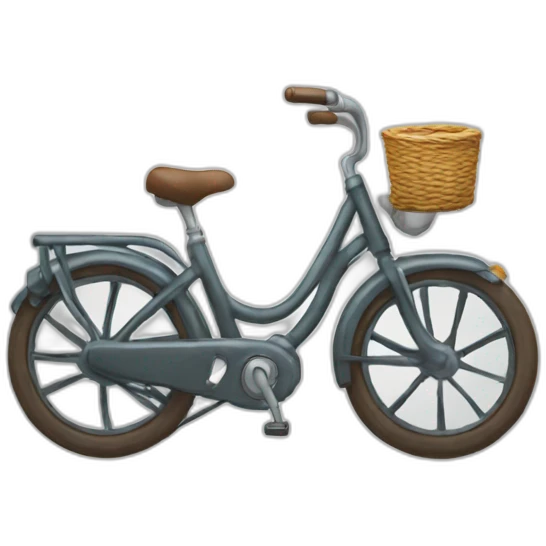Bike with dts emoji