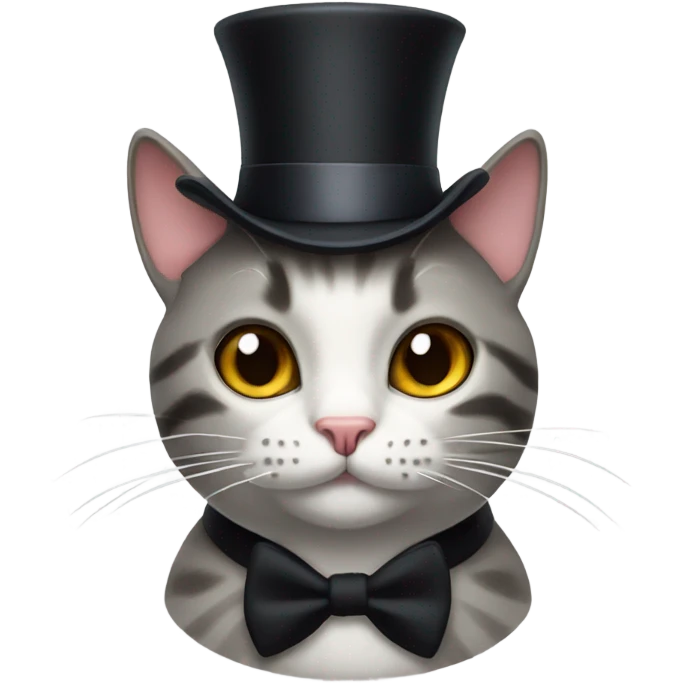 cat with a top hat emoji