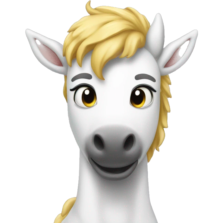 ein junger Mann auf einem Einhorn  emoji