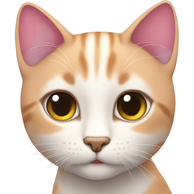 Gato rosa  emoji