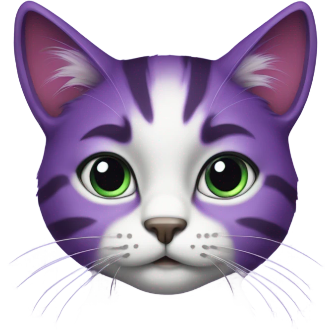 purple cat emoji