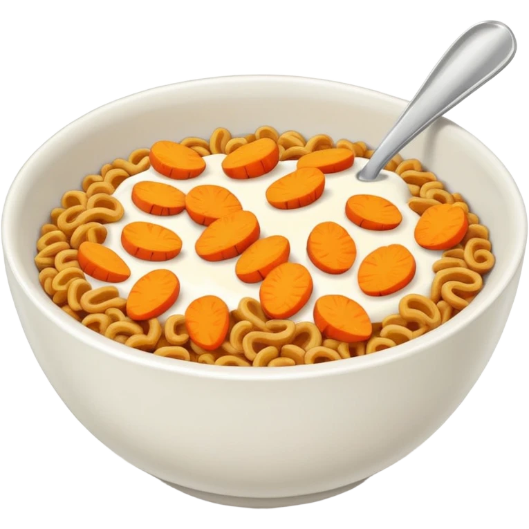 Carrot cereal emoji