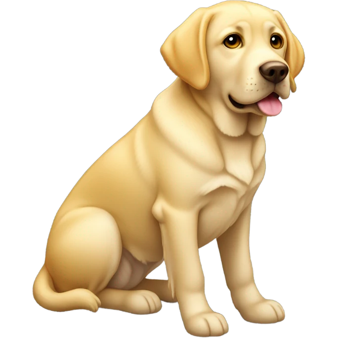 Yellow lab emoji