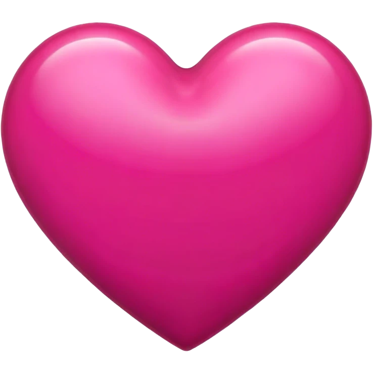 Cerise color heart emoji