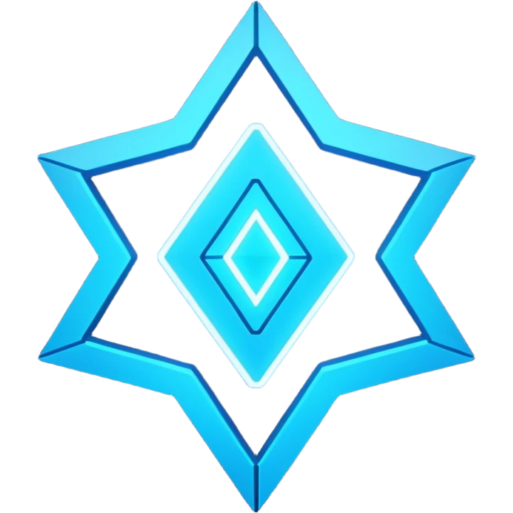 neon cyberpunk-themed icon representing insight emoji