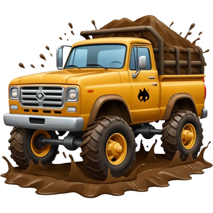 mud truck emoji