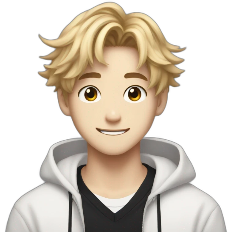 Felix from stray kids emoji