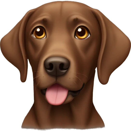 brown lab emoji