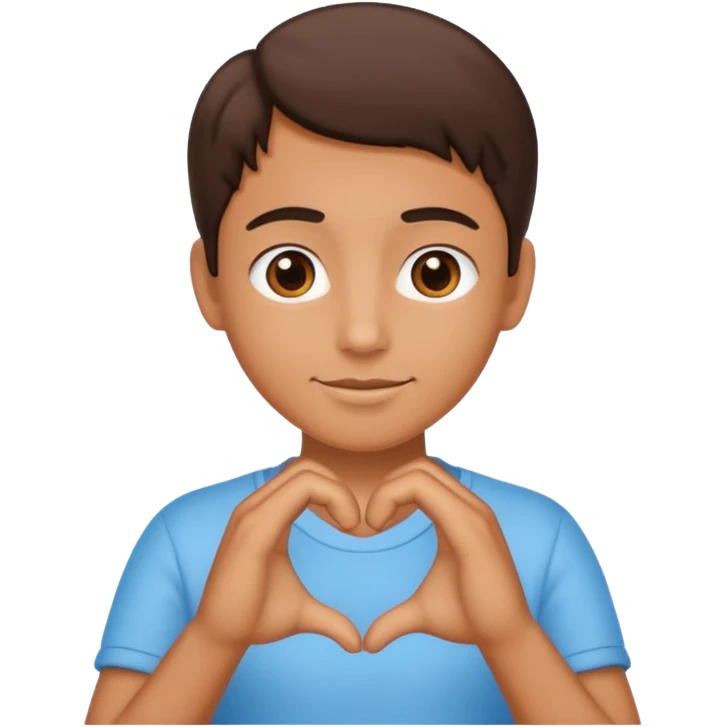 Corazón con las manos como éstas🖐️ emoji