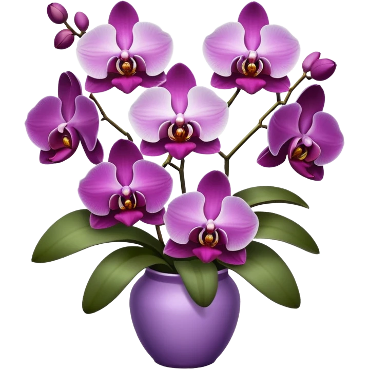 Orchids bouquet  emoji