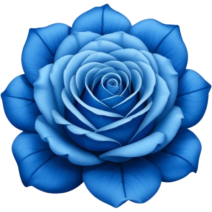 Rosa azul  emoji
