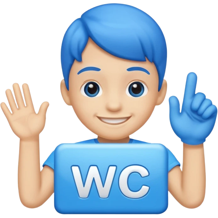 wc kid sign emoji