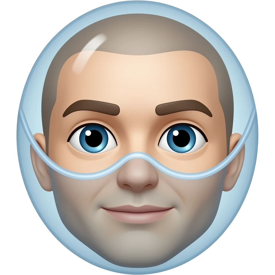 Face full of air emoji