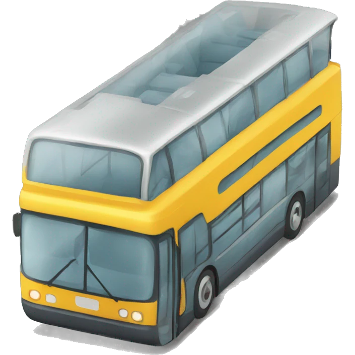 Long bus emoji
