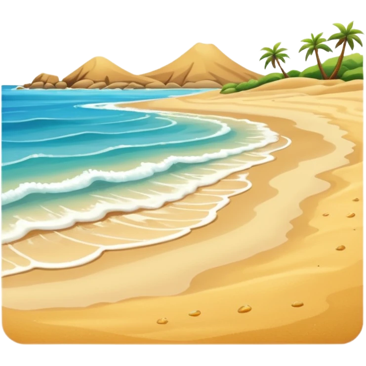 Sea beach emoji