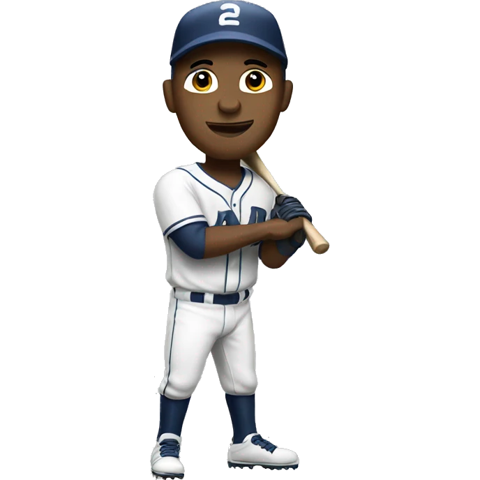White baseball player emoji