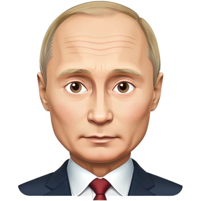 Vladimir Putin face emoji