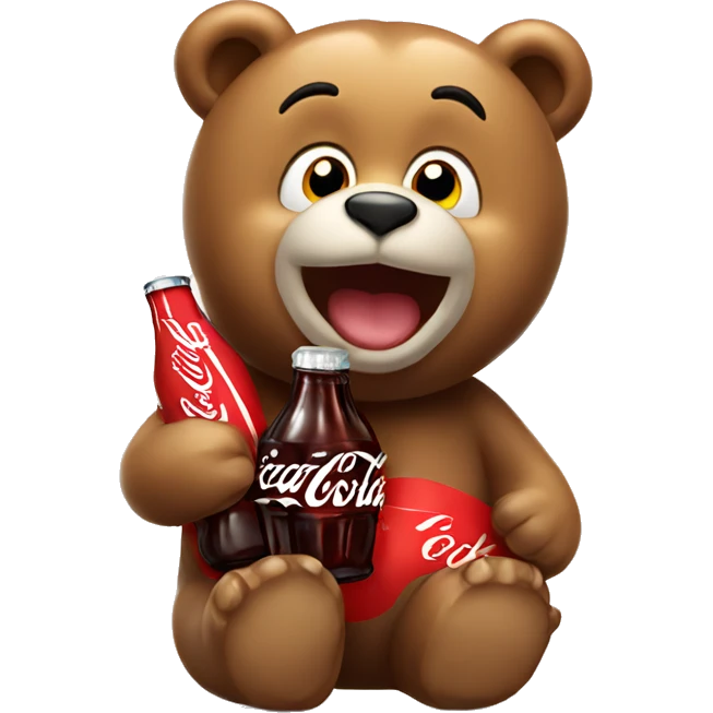 Coca Cola bear  emoji