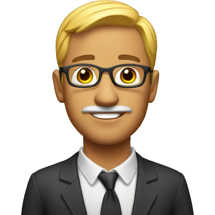 smart man emoji