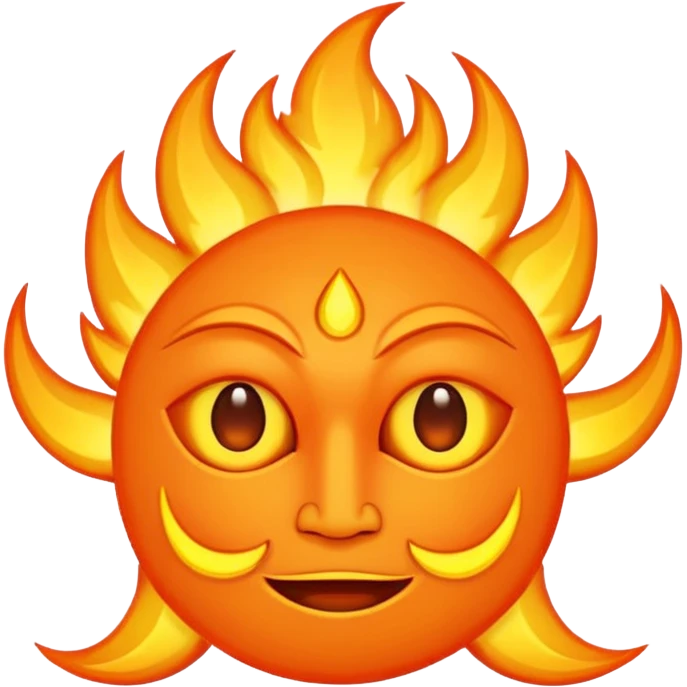 ohm fire face id emoji