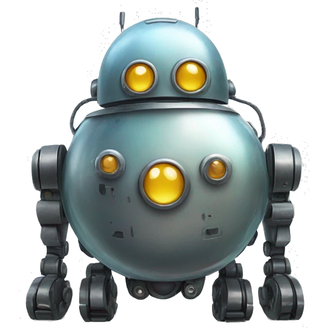 robot bubble emoji