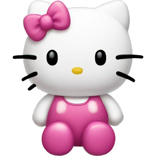 Hello kitty en la playa emoji