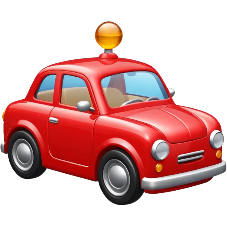 Toy car emoji