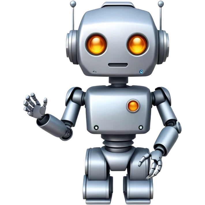 graduated robot emoji