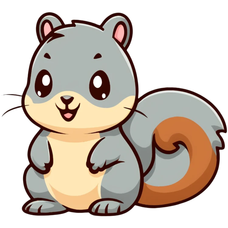 cute squirrel emoji