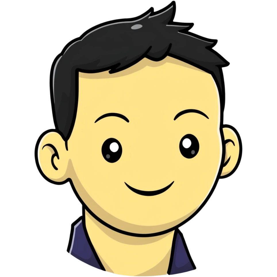 person with an awkward fake smile trying to look happy emoji