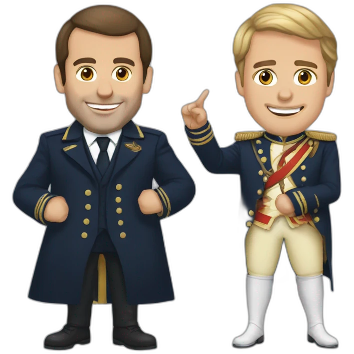 Macron et michon emoji