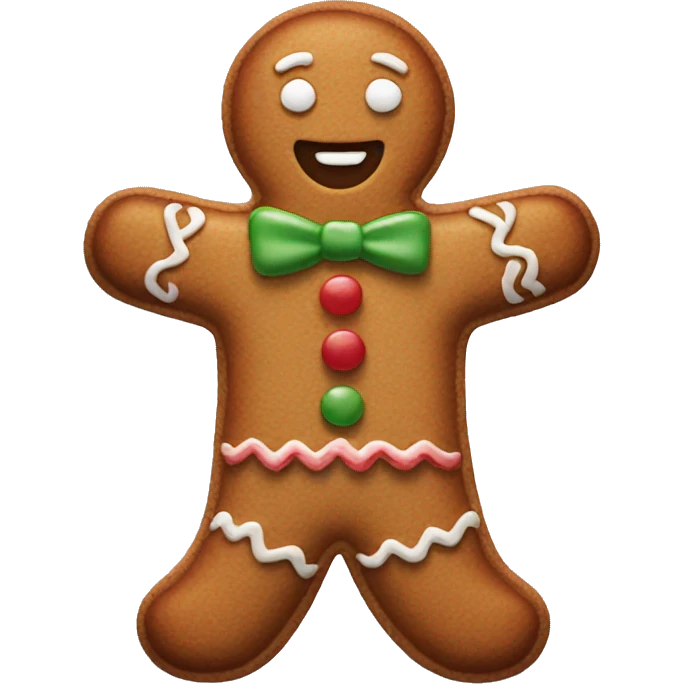 Gingerbread man  emoji
