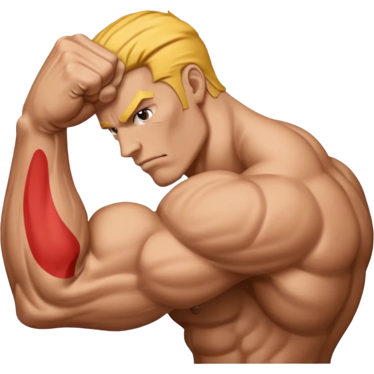 bisceps on right hand emoji