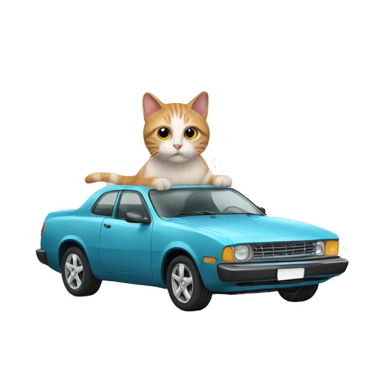 car cat emoji