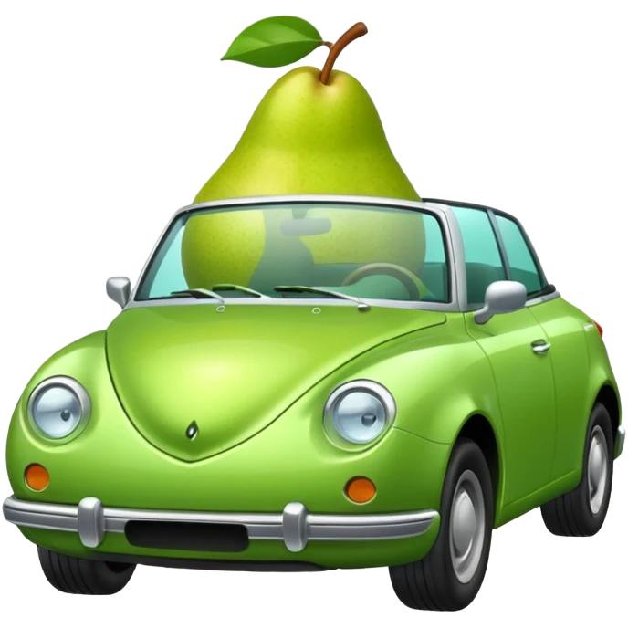 pear car emoji