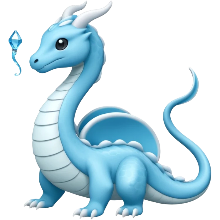 Amaura-Dragonair-Pokémon (full body) emoji