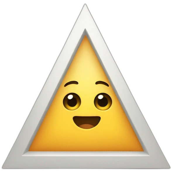 Triangle emoji
