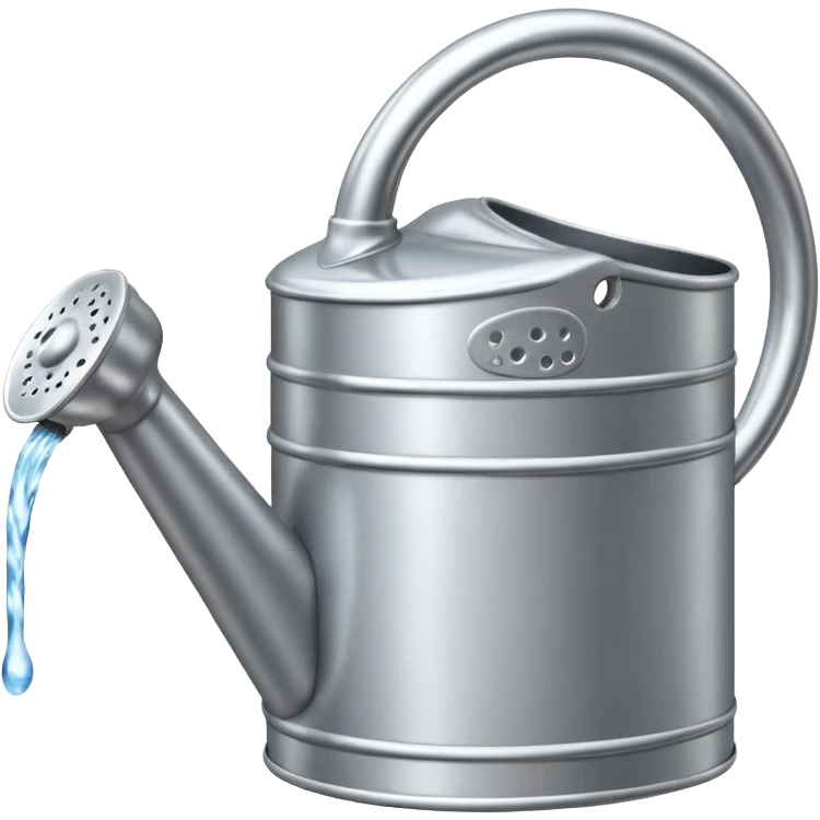 watering can in use, water flowing emoji