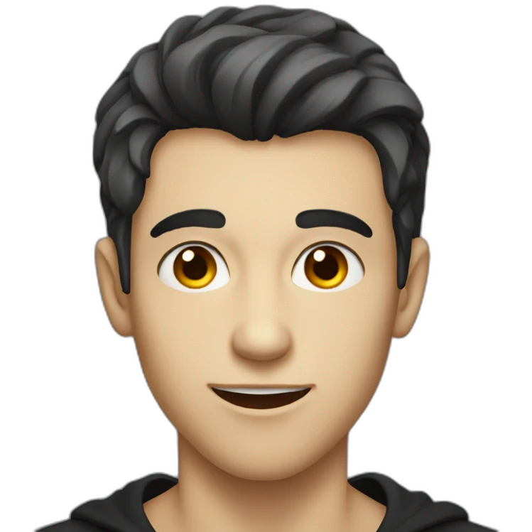 Handsome vampire teenager emoji