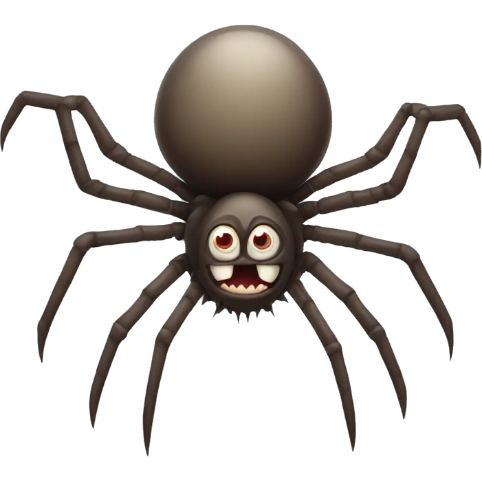 giant spider with fangs emoji