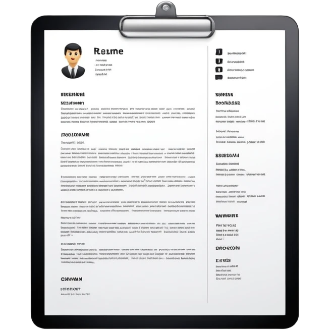 resume letter emoji