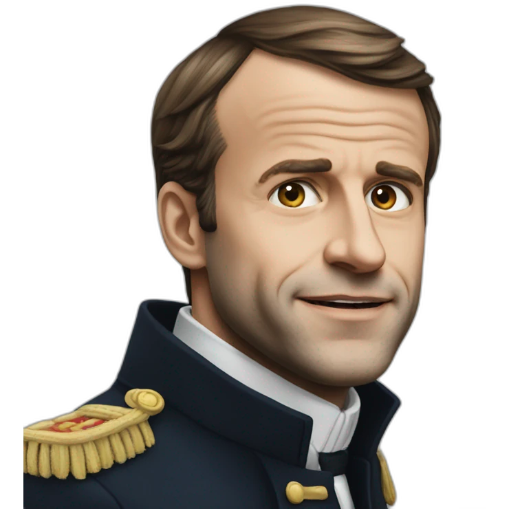 Macron réaliste emoji