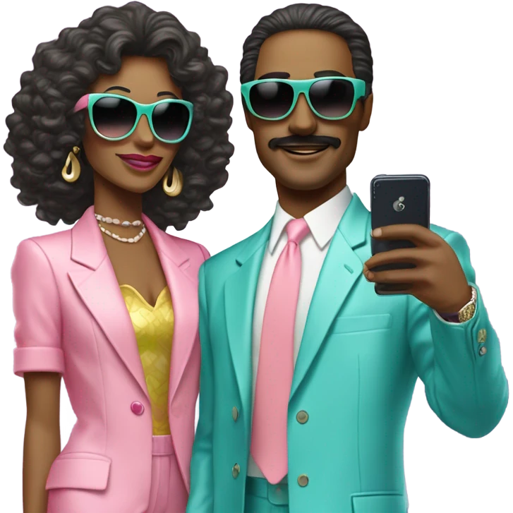 Miami Vice emoji