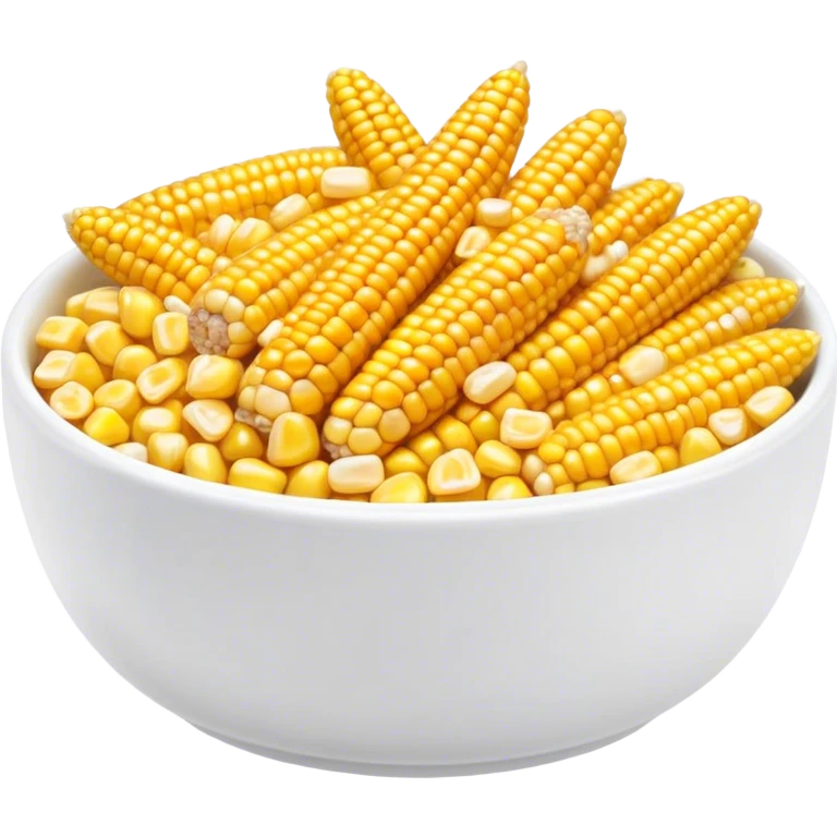 Sweetcorn in a bowl emoji