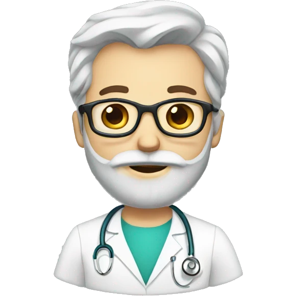 doctor with beard emoji