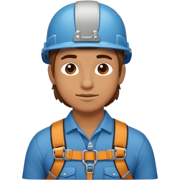 belayer with harness emoji