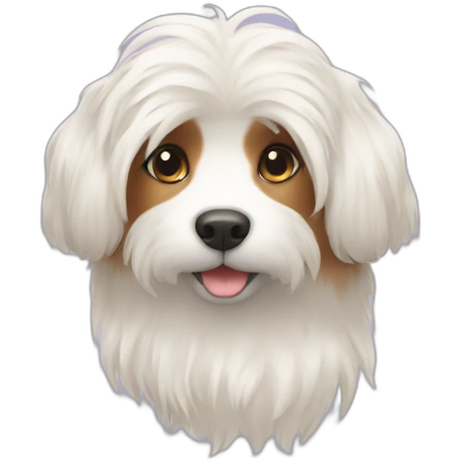 silky coat type  emoji