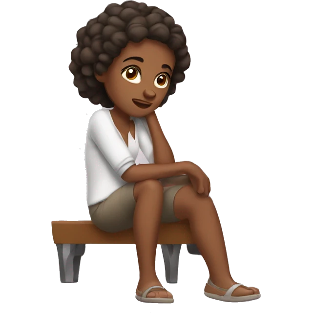 Lazy girl  emoji